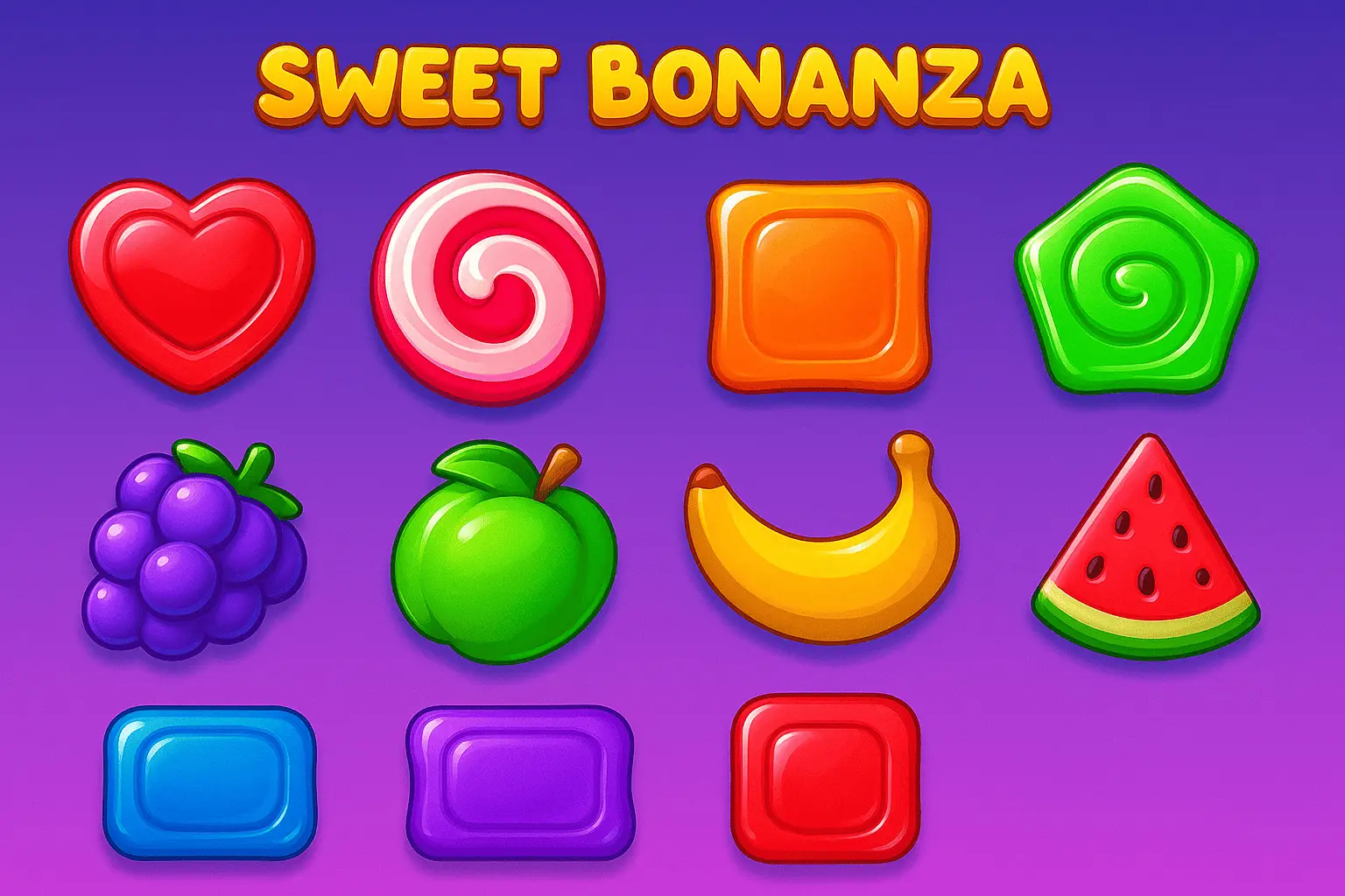 Символи в Sweet Bonanza